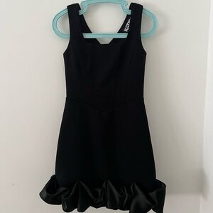 Katie J NYC Girls Meredith Black Party Dress Size Small